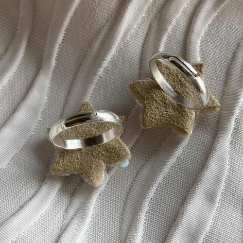 オートクチュール刺繍】星のカケラの指輪 #2 （リング） 指輪・リング