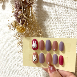 うさぎネイル ネイルチップ（つけ爪） にこ☺︎ 通販 12692072｜Creema