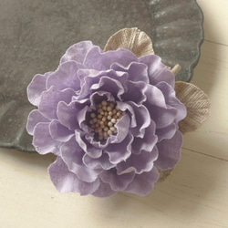 リネンの花　ウェーブばら　藤紫 4枚目の画像