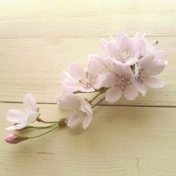 布の花　枝桜のコサージュ  2018 5枚目の画像