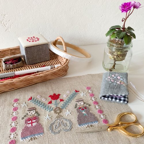 KIT023. クロスステッチ キット キット アズママイコ 通販
