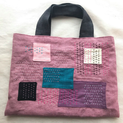 KIT008.てんてんバッグS＋刺繍針 1枚目の画像