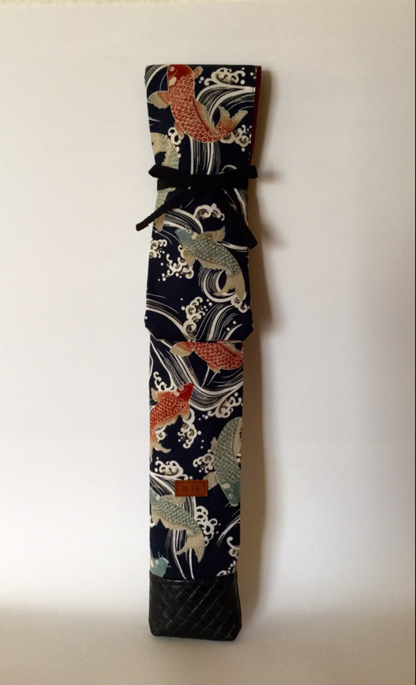 Y様オーダー品 剣道竹刀袋 鯉昇り柄 ネーム刺繍付き受注生産 その他