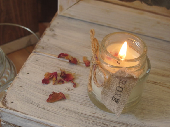 #再販  soy aroma　candle　”Lavender”　B　type 2枚目の画像