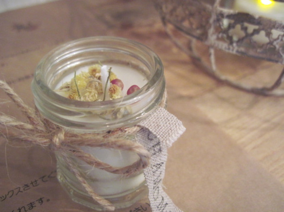 new ’’soy aromacandle　”chamomile”　再販 1枚目の画像