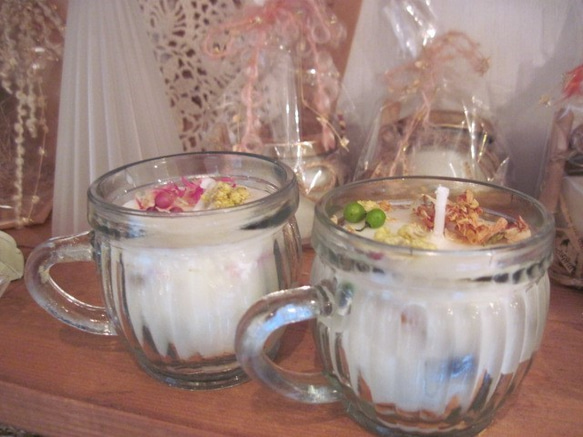 new”soy　aroma　candle”Chamomile”-cup（S) 2枚目の画像