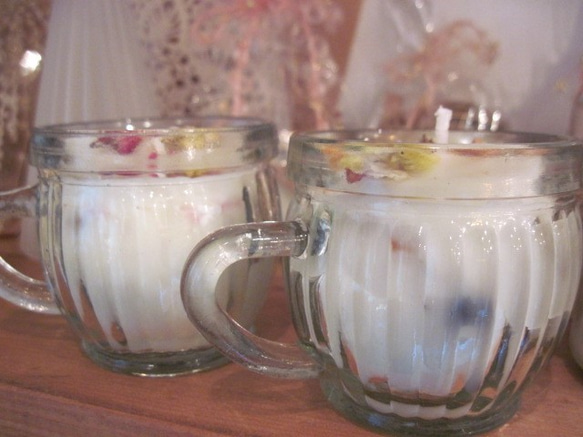 new”soy　aroma　candle”Chamomile”-cup（S) 3枚目の画像