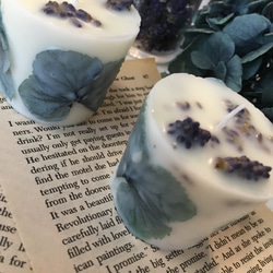 ＊ new"soy aroma　candle”lavender”Ｂ-ｔｙｐｅ 2枚目の画像