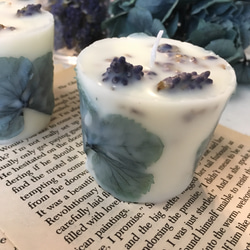 ＊ new"soy aroma　candle”lavender”Ｂ-ｔｙｐｅ 3枚目の画像