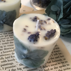 ＊ new"soy aroma　candle”lavender”Ｂ-ｔｙｐｅ 4枚目の画像