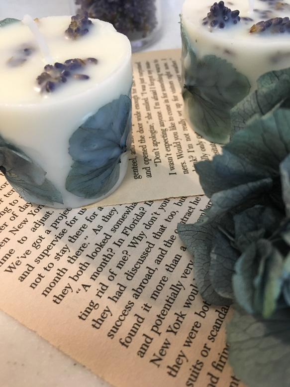 ＊ new"soy aroma　candle”lavender”Ｂ-ｔｙｐｅ 5枚目の画像