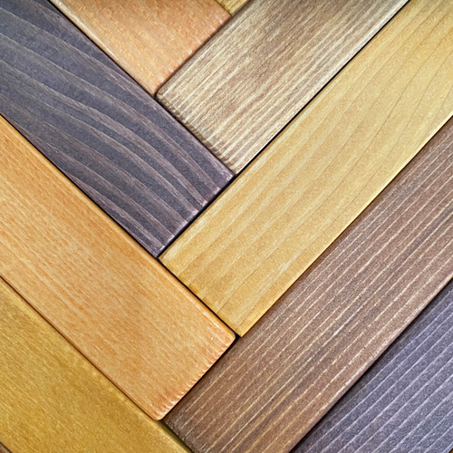 ヘリンボーン柄壁掛けアート 壁掛けラック・ウォールシェルフ Natural