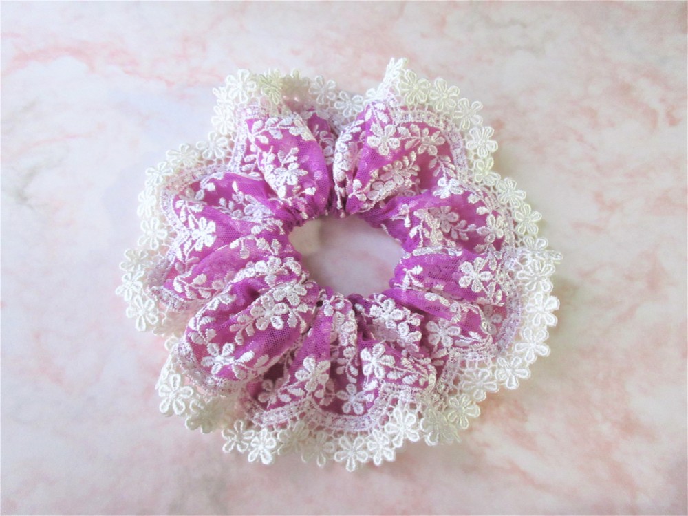 チュールケミカルレース　シュシュ　ＰＫＰⅬ