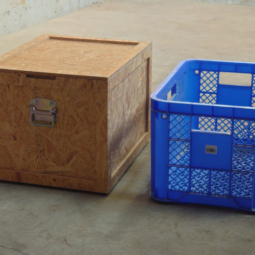 OSB材 コンテナボックス 木箱