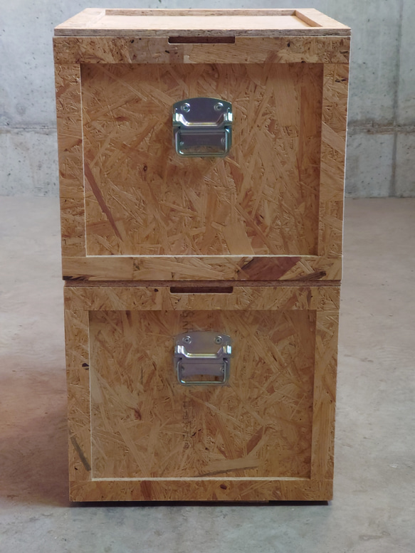 osb材　コンテナボックス　木箱 6枚目の画像