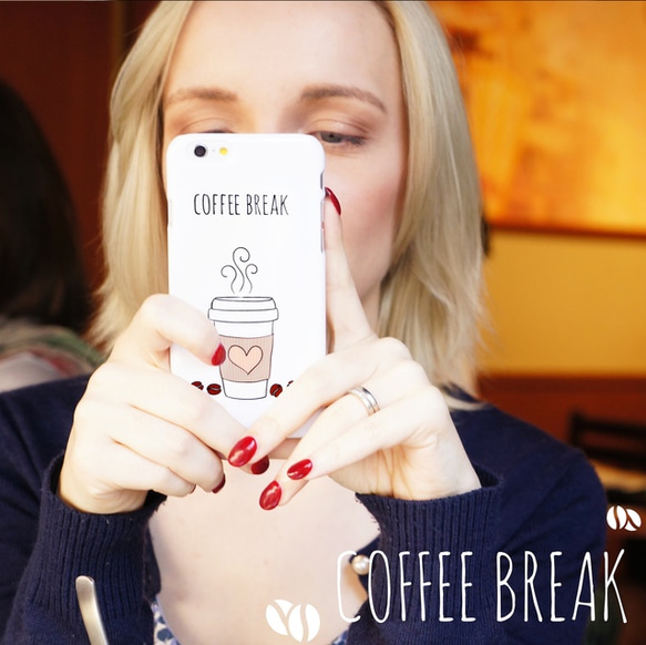 COFFEE BREAKE-コーヒーブレイク- ほぼ全機種対応<スマホケース/iphoneケース/アイフォンケース/> 1枚目の画像