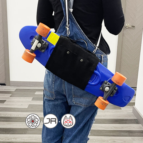 スケートボード　持ち運びバッグ付き カスタマイズ製‹すべての革またはキャンバスのスケートボード