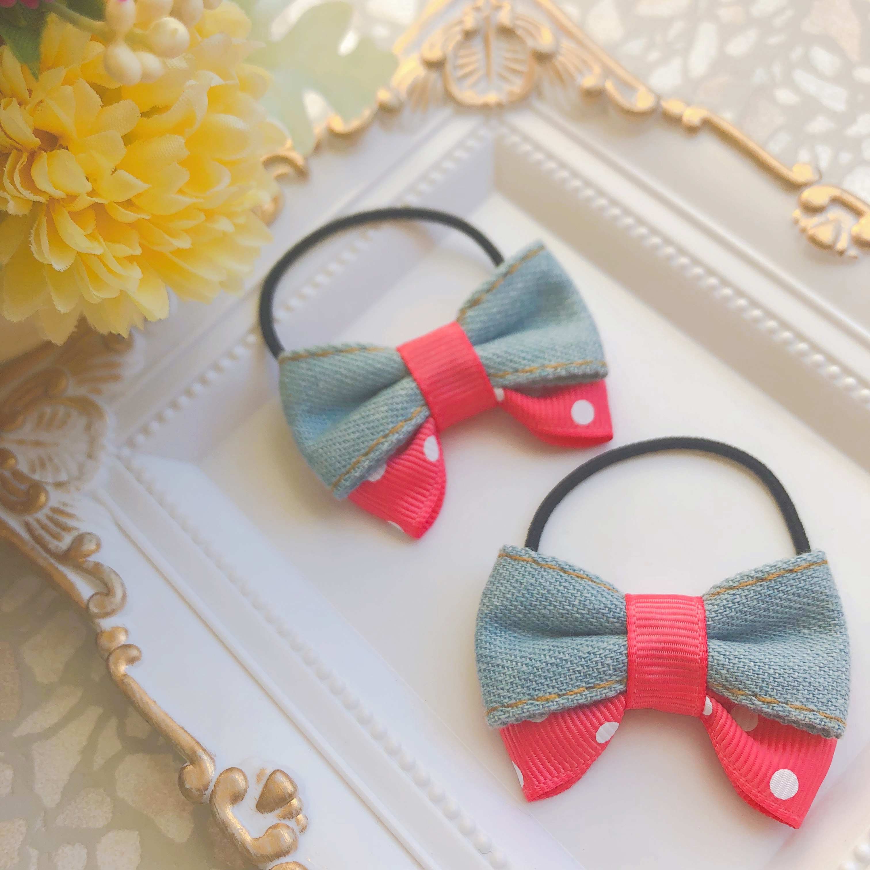 【K-17】ハロウィンヘアリボン　キッズリボン ハンドメイドリボン 楽天市場】【キッズ ヘアクリップ 】ハロウィン 柄 リボン 4.5cm (2コ