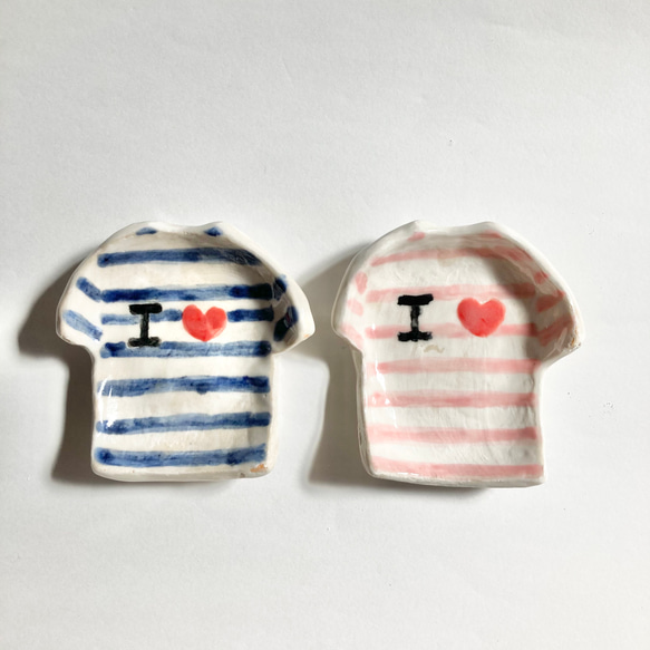 I♡Tシャツ豆皿 4枚目の画像