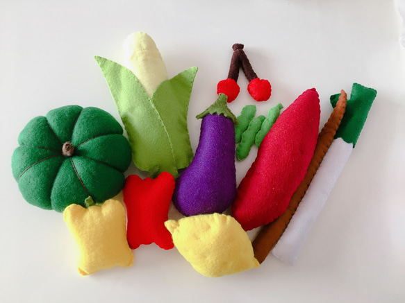フェルト野菜 2 おもちゃ・人形 心Heart（プロフィールご覧