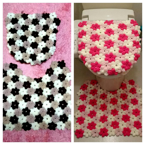 トイレマット&カバー&ラグマット バス・トイレ・洗面用品 心