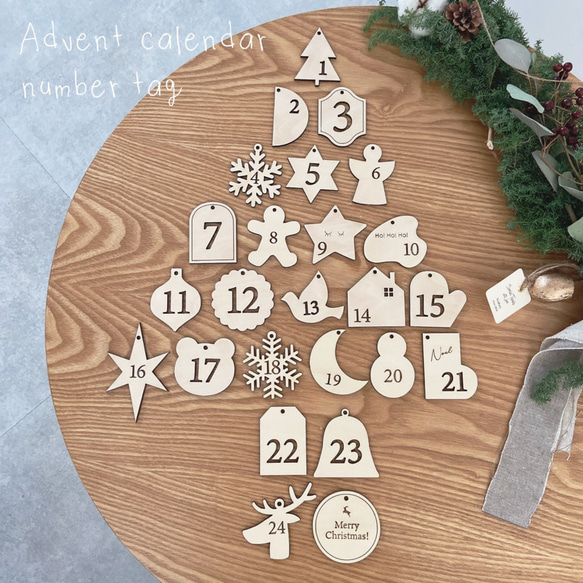 アドベントカレンダー 木製 クリスマス 飾り その他雑貨 Fete