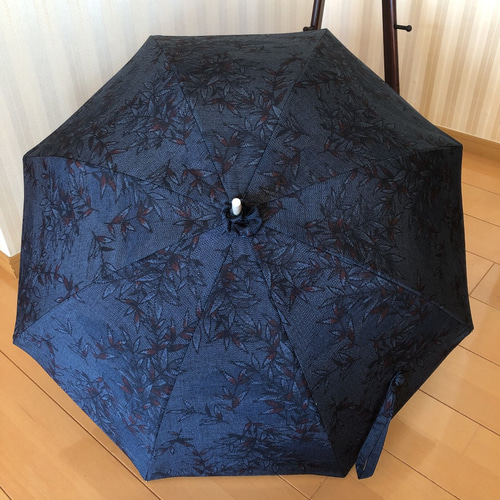 日傘 着物リメイク(正絹紬)