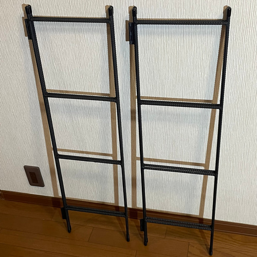 大人気‼️ 手作りアイアン家具 アイアンシェルフ折り畳みラック 大人気‼️ 手作りアイアン家具 アイアンシェルフ折り畳みラック