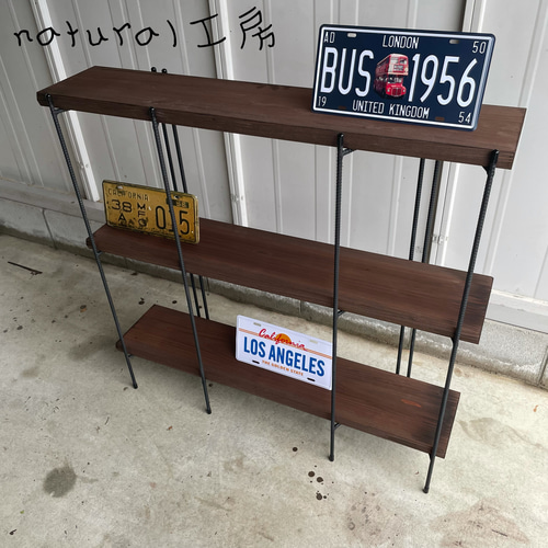 手作りアイアン家具 折り畳みラック アンティーク 西海岸インテリア 幅150cm 手作りアイアン家具 折り畳みラック アンティーク 西海岸