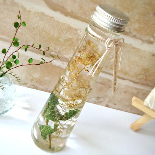 植物標本 液体標本 スノードーム ハーバリウム スモークツリー