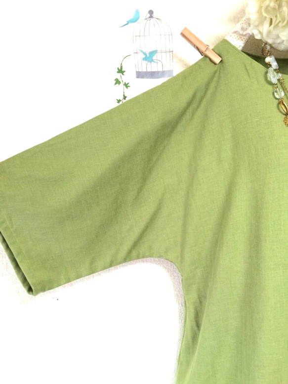 成人雙層紗布/柔軟舒適！葉綠（變色OK‼️）（寬度可調至90cm） 第5張的照片