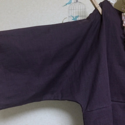 蓬鬆成人雙層紗【6-7分袖】紫色（寬度調整/變色ok‼️） 第6張的照片