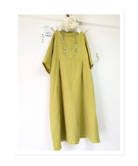 長款蓬鬆成人雙層紗布【6-7/8袖】含羞草（寬度可調/顏色可換‼️） 第1張的照片