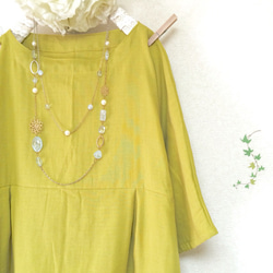 長款蓬鬆成人雙層紗布【6-7/8袖】含羞草（寬度可調/顏色可換‼️） 第6張的照片