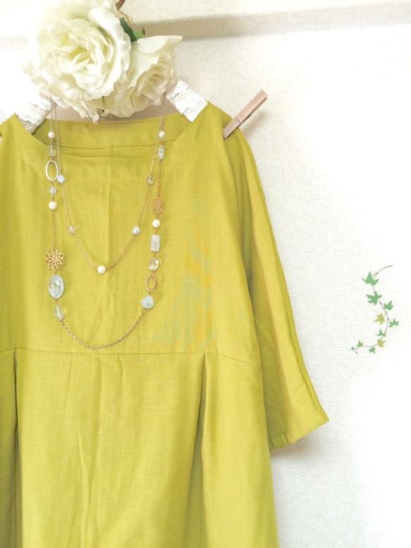 長款蓬鬆成人雙層紗布【6-7/8袖】含羞草（寬度可調/顏色可換‼️） 第6張的照片