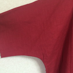 大人のダブルガーゼ/ ふんわり着心地抜群！❤️ガーネット(色変更ok‼️) (身幅調整可 最大90cm迄) 6枚目の画像