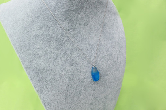 天色の雫石【ペンダント】 4枚目の画像