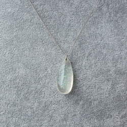 月白の雫石【ペンダント】 6枚目の画像