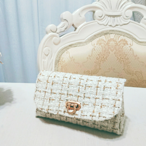 ☆大人のツイードポーチ ポーチ Rivergeリバージュ 通販 7993340