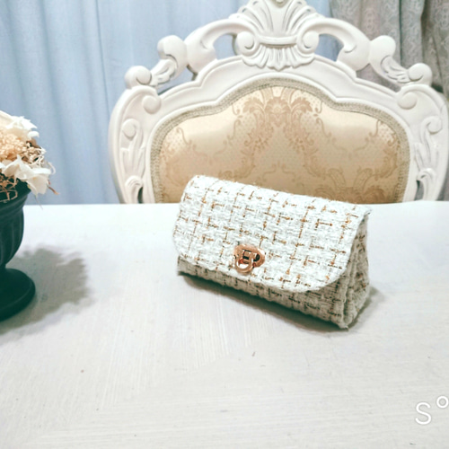 ☆大人のツイードポーチ ポーチ Rivergeリバージュ 通販 7993340