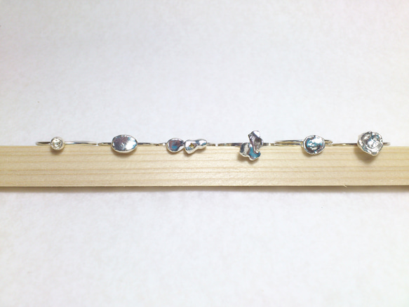 silver　beads　リング 1枚目の画像