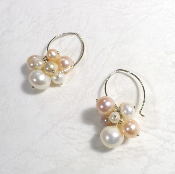 淡水パールピアス 6,080円