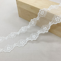 日本製チュールレース＊1m レース Lily 通販 12742694｜Creema(クリーマ)