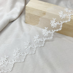 日本製チュールレース＊1.5m レース Lily 通販 12880961｜Creema(クリーマ)