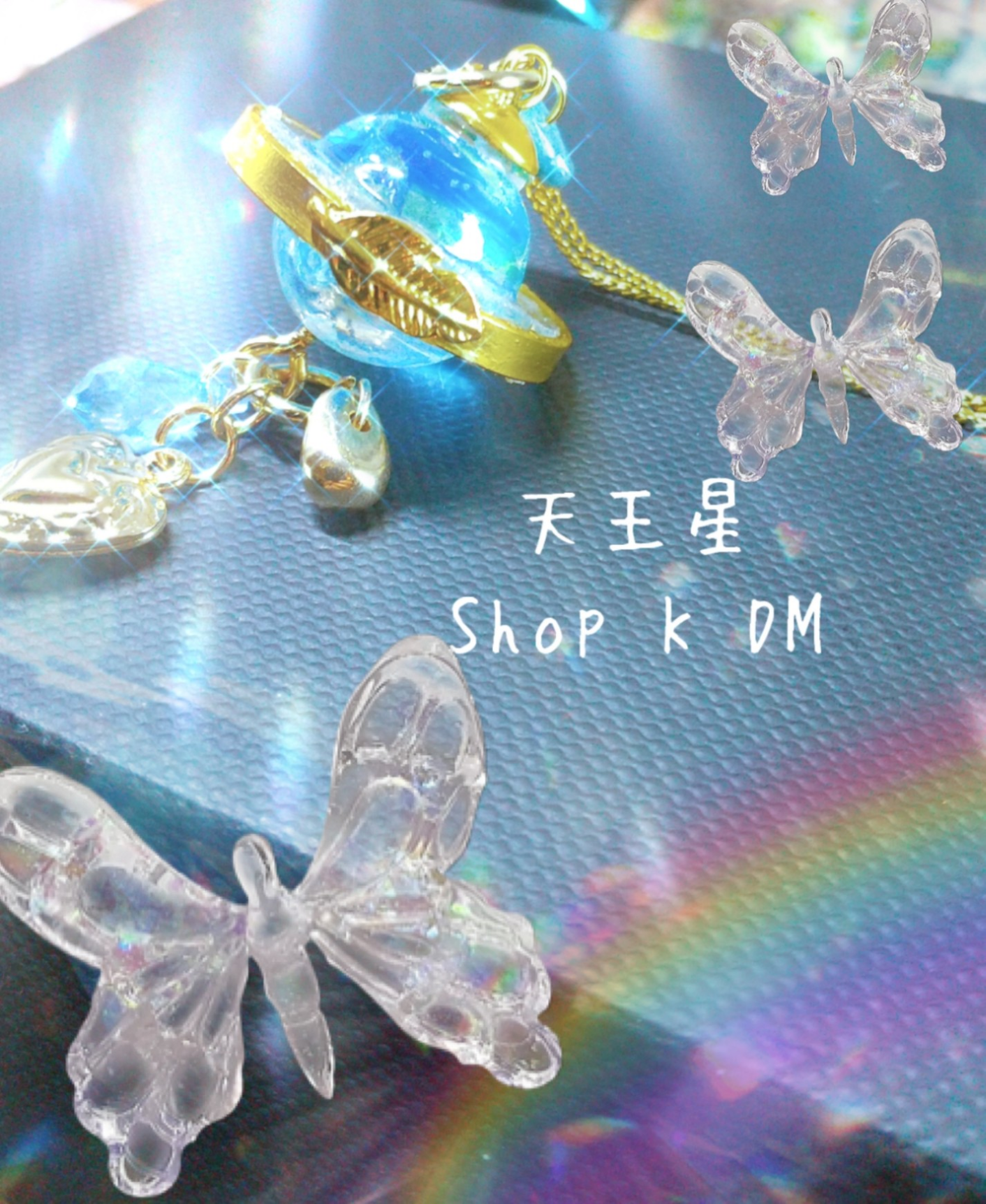 ジュエリー✨天王星レジンネックレス✨