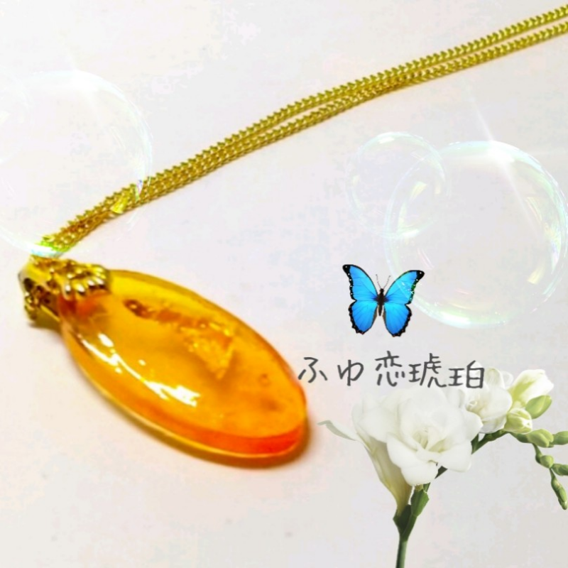 ✨ふゆ恋琥珀レジンアクセサリー