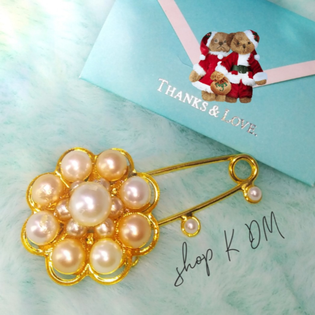 二色のパールピン✨