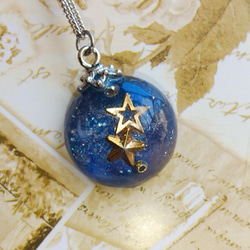 夜空の星✨レジンネックレス✨ ネックレス・ペンダント SHOP K DM
