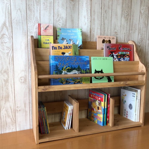 木製　本棚　木製棚　✨　絵本棚　モンテッソーリ　オイル仕上げ 木製 本棚 木製棚 ✨ 絵本棚 モンテッソーリ オイル仕上げ 木製 本棚