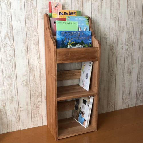 表紙の見える絵本棚 絵本棚 マガジンラック おもちゃ収納 コミック棚